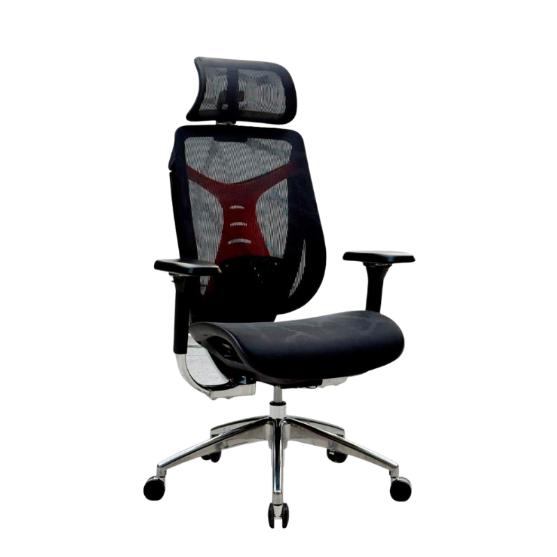 Aura Executive Office Chair with Adjustable Mesh Back